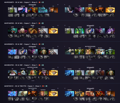 Evil Geniuses снова удивили своих фанатов. На этот раз они нарушили свою традицию – без поражений выходить безоговорочно с первого места в лиге DPC в своем регионе.  Их соперниками в решающем матче станут Quincy Crew. В их активе 18 очков и они в одном шаге от путевки на мейджор. И то, как играют EG заставляет задуматься о том, в какой кондиции они находятся.  Evil Geniuses  В данный момент игру EG можно охарактеризовать одним словом – расхлябанная.   Abed вообще будто играет «for fun». Но его можно понять, он учится играть на новых героях: на мейджоре ему пикали одного лишь Storm Spirit, а сейчас из-за меты ему нужно учиться играть на метовых Batrider, Ember Spirit, Void Spirit:   Драфты в последних играх EG. Источник: spectral.gg  Правда есть одно явление – «круговорот EG в природе». Сначала EG рвут всех и вся в своем регионе, выходят на мейджор, там проигрывают всем 0:2, возвращаются обратно, делают выводы, снова рвут всех и вся в своем регионе.   Сейчас эта традиция нарушилась и не факт, что они даже выйдут на мейджор. Им не хватает одной победы.  Еще хочется отметить одно заметное достижение российского игрока Nightfall. Он умер меньше всех раз со старта DPC:   Статистика по смертям за весь DPC. Источник: twitter.com/Benjdota  Quincy Crew  В Северной Америке всего две команды – EG и Quincy Crew. Остальные – это просто стаки из игроков. Поэтому среди всех коллективов лишь с QC выходят самые зрелищные игры.   На данный момент у них 18 очков и они находятся в шаге от выхода на мейджор. Но я не уверен, что EG просто так отпустят их. Скорее всего в Северной Америке будут переигровки.  Прогноз на игру: Evil Geniuses обыграют Quincy Crew со счетом 2:1  При всем уважении к Yawar, когда речь идет про выход на мейджор, здесь безоговорочно EG не отдадут свое место. Они стабильно выходят туда аж с 2018 года. Не думаю, что сейчас что-либо поменяется.