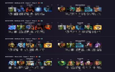 Последние матчи Rune Eaters