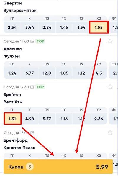 Экспресс-ставка