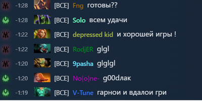 Чат в перерыве матча CIS Rejects - NaVi